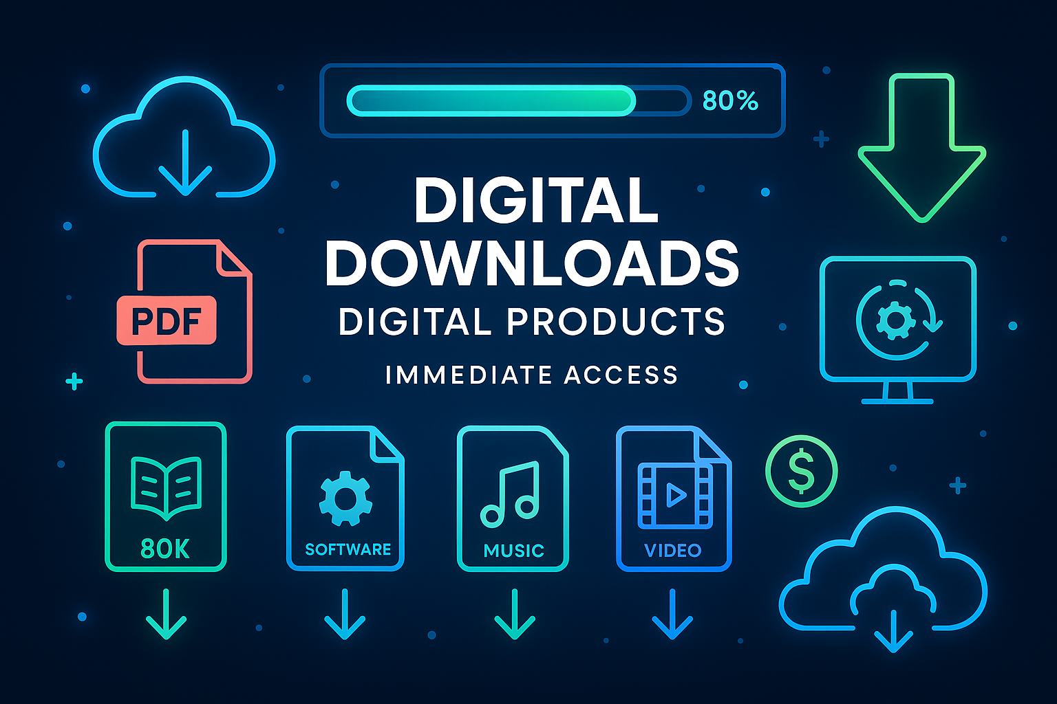 Diseño de portada para tienda de descargas digitales