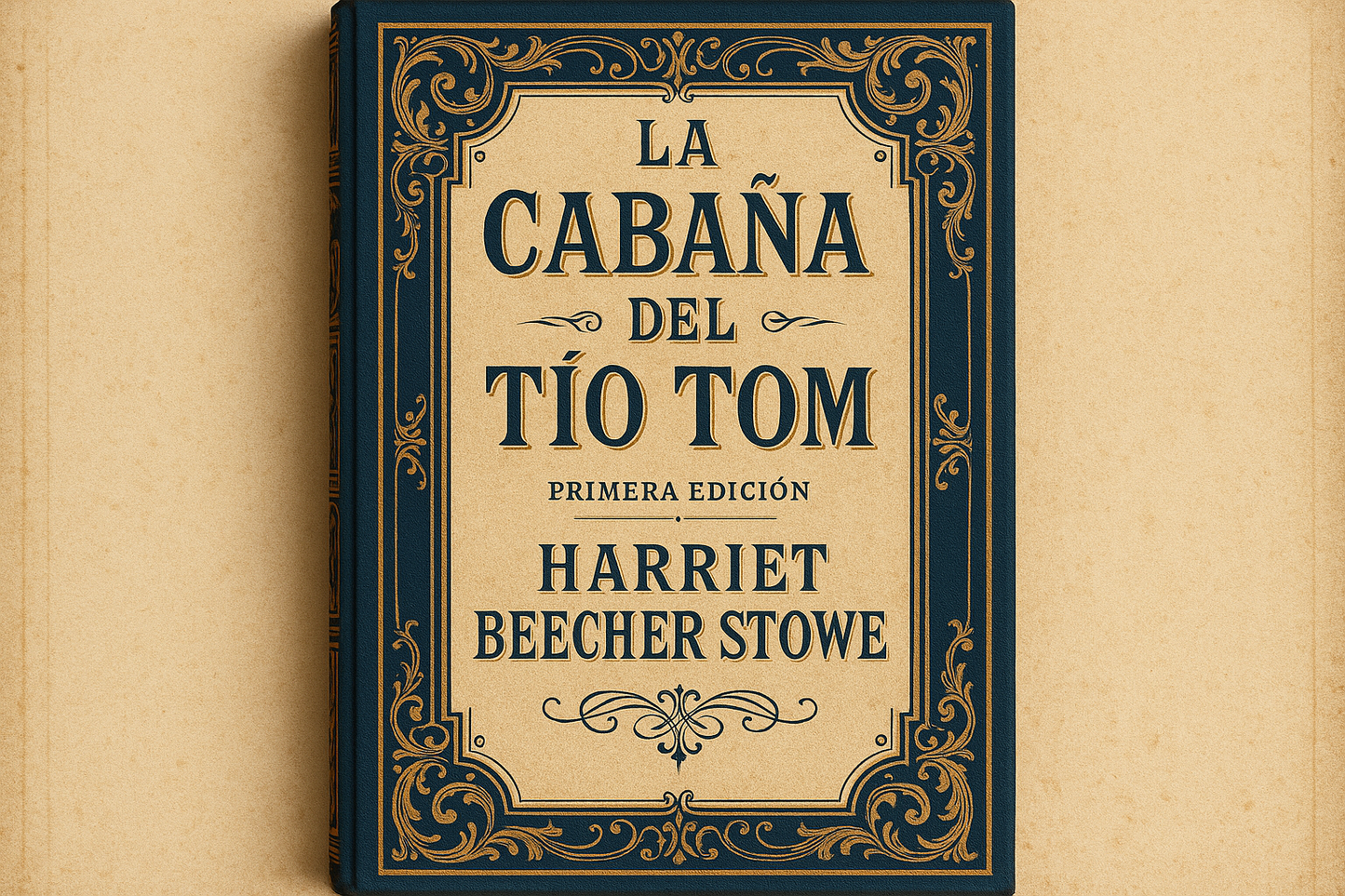 Portada de La Cabaña del Tío Tom - Primera Edición