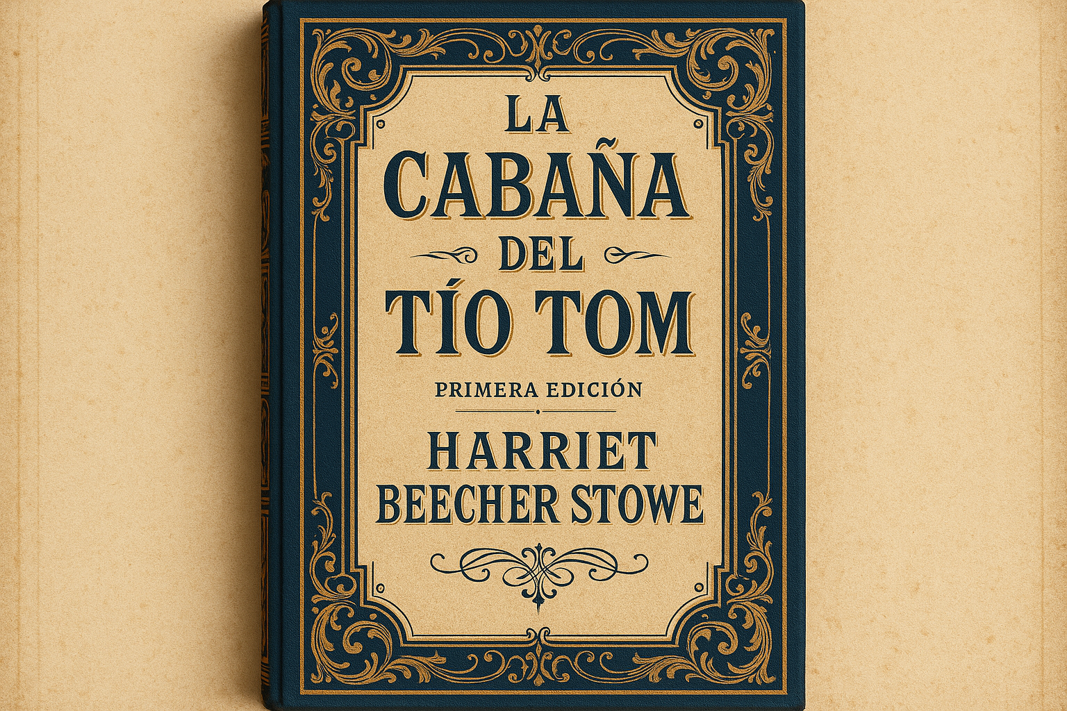 Portada de La Cabaña del Tío Tom - Primera Edición