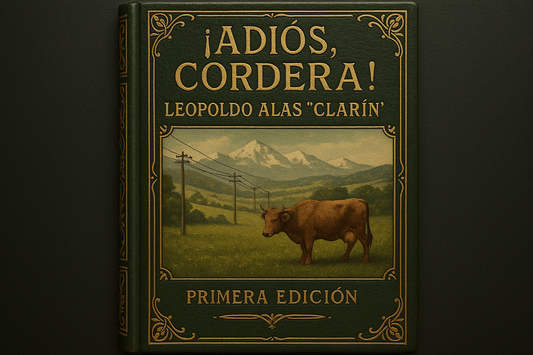 Portada de primera edición de ¡Adiós, Cordera!
