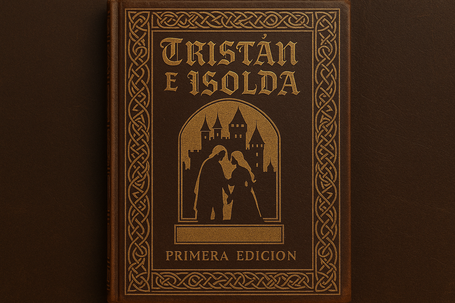 Portada de primera edición de Tristán e Isolda