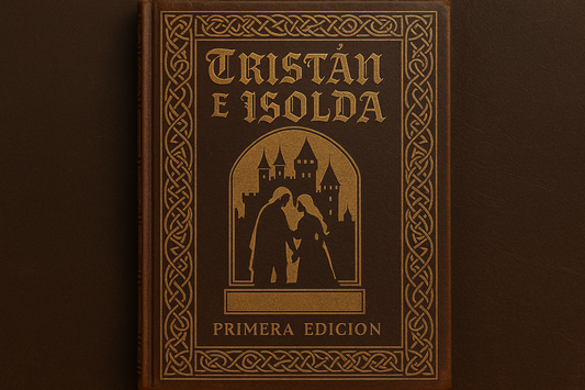 Portada de primera edición de Tristán e Isolda