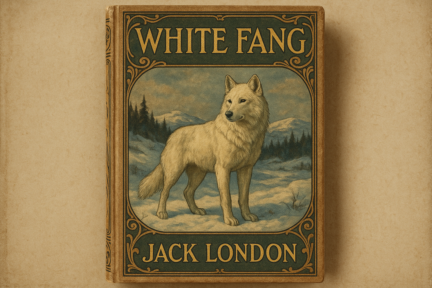 Portada vintage de Colmillo Blanco