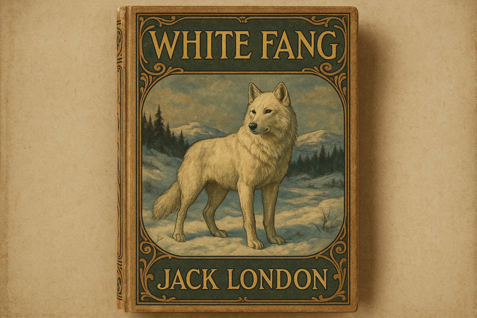 Portada vintage de Colmillo Blanco